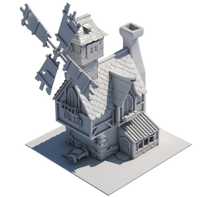 虛擬世界的基石 游戲場景3D建筑模型的設(shè)計(jì)藝術(shù)與技術(shù)
